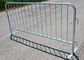 Metal Crowd Control Barricades Hot Dipped Galvanized Surface Treatment
