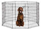 HAISEN Stainless Steel Mesh Box , Powder Coated Foldable Dog Playpen for Cats Rabbits Puppy