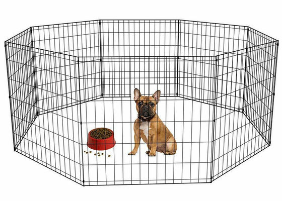 Katlanabilir Paslanmaz Çelik Hasır Kutusu Taşınabilir Pet Tavşan Köpek Oynamak Kalem Egzersiz Kafesi